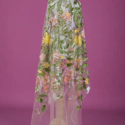 Elegant Whisper Embroidered Tulle
